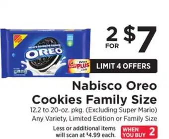 ShopRite Oreo cookies family size offer