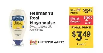 ShopRite Real mayonnaise offer