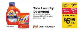 ShopRite Laundry detergent offer