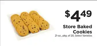 ShopRite Store baked cookies offer