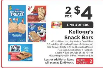 ShopRite Snack bars offer
