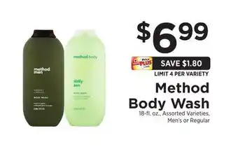 ShopRite Body wash offer