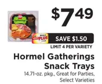 ShopRite Gatherings snack trays offer