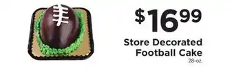 ShopRite Store decorated football cake offer