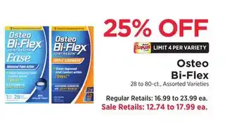 ShopRite Osteo bi-flex offer