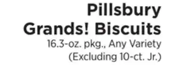 ShopRite Pillsbury grands! biscuits offer