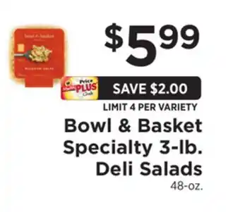 ShopRite Specialty 3-lb. deli salads offer