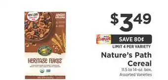 ShopRite Cereal offer