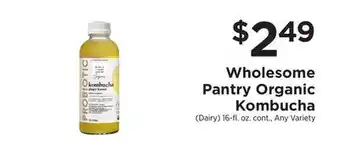 ShopRite Organic kombucha offer