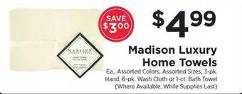 ShopRite Towels offer