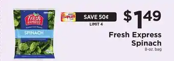 ShopRite Spinach offer