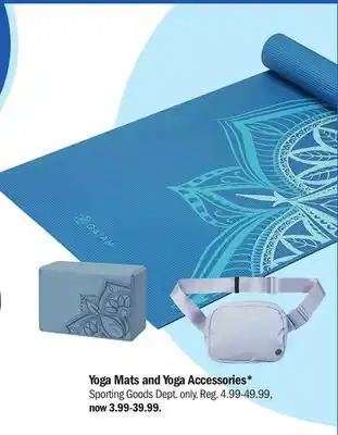 Meijer Yoga mats and yoga accessories offer