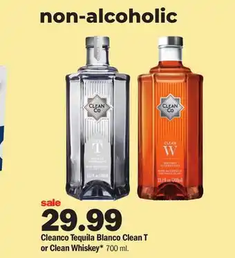 Meijer Cleanco tequila blanco clean t or clean whiskey offer