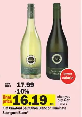 Meijer Kim crawford sauvignon blanc or illuminate sauvignon blanc offer