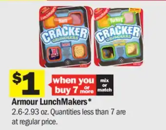 Meijer Armour lunchmakers offer