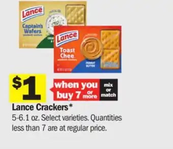 Meijer Lance crackers offer