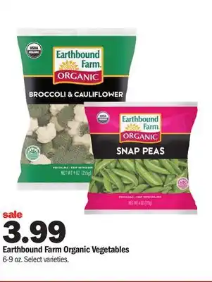 Meijer Earthbound farm organic vegetables offer