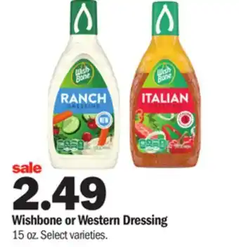 Meijer Wishbone or western dressing offer