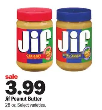 Meijer Jif peanut butter offer