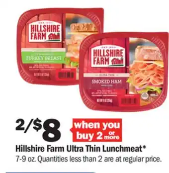 Meijer Hillshire farm ultra thin lunchmeat offer