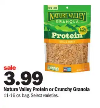 Meijer Nature valley protein or crunchy granola offer