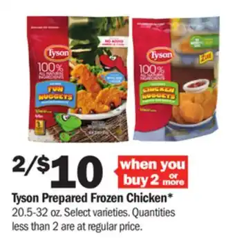 Meijer Tyson prepared frozen chicken offer