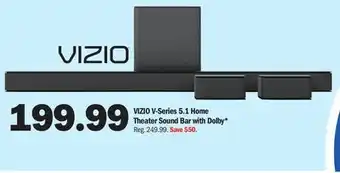 Meijer Vizio v-series 5.1 home theater sound bar with dolby offer