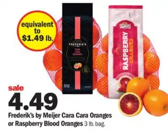 Meijer Frederik's by meijer cara cara oranges or raspberry blood oranges offer