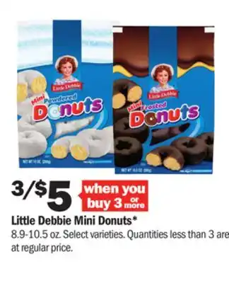 Meijer Little debbie mini donuts offer