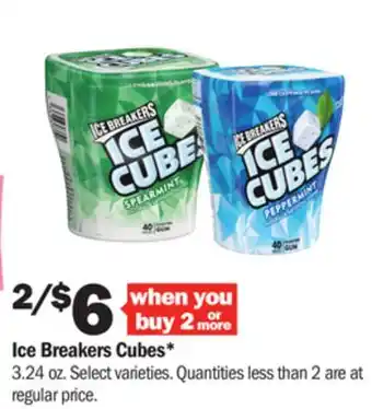 Meijer Ice breakers cubes offer