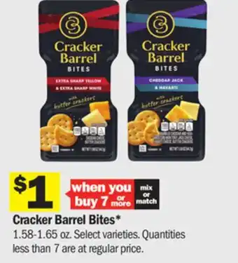 Meijer Cracker barrel bites offer