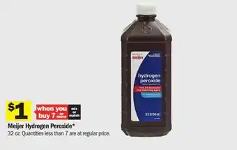 Meijer Meijer hydrogen peroxide offer