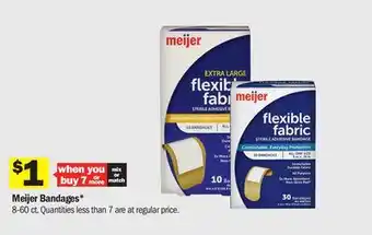 Meijer Meijer bandages offer