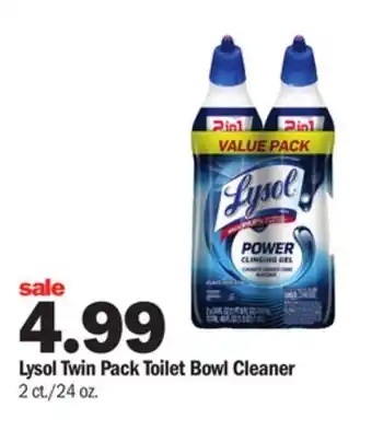 Meijer Lysol twin pack toilet bowl cleaner offer