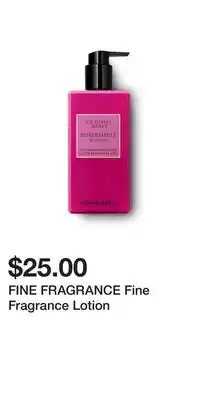 Victoria's Secret Fine fragrance fine fragrance lotion offer