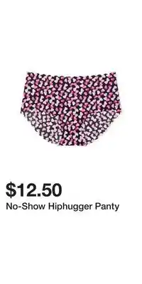 Victoria's Secret No-show hiphugger panty offer