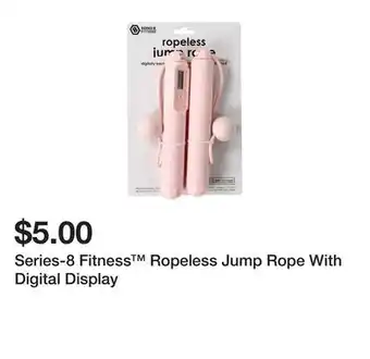 Five Below Series-8 fitness ropeless jump rope with digital display offer