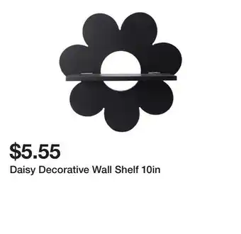 Five Below Daisy decorative wall shelf 10in offer