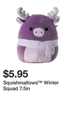 Five Below Squishmallows winter squad 7.5in offer