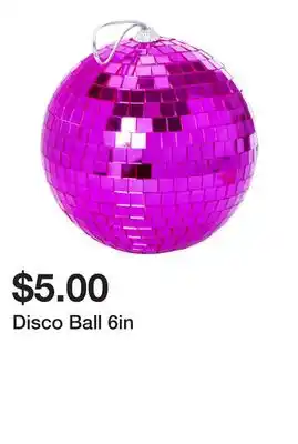 Five Below Disco ball 6in offer