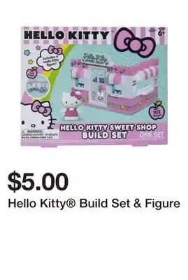 Five Below Hello kitty build set & figure offer
