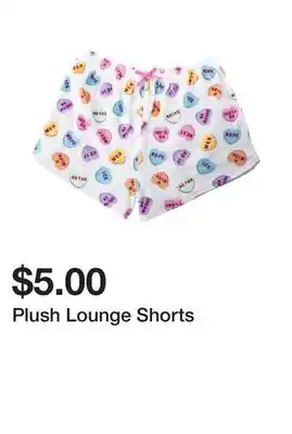 Five Below Plush lounge shorts offer