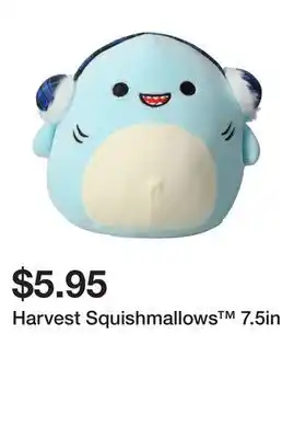 Five Below Harvest squishmallows 7.5in offer