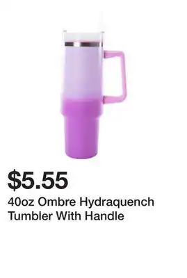 Five Below 40oz ombre hydraquench tumbler with handle offer