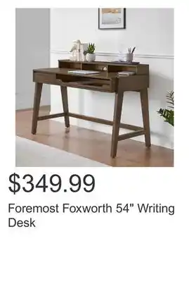Costco Foremost foxworth 54 writing desk offer