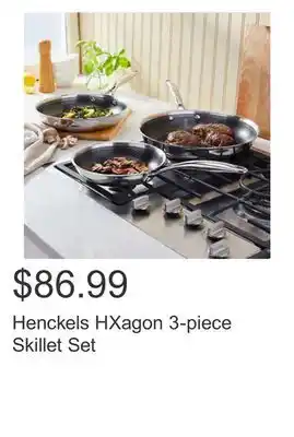 Costco Henckels hxagon 3-piece skillet set offer