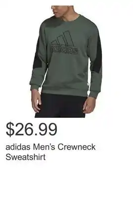 Costco Adidas men's crewneck sweatshirt offer