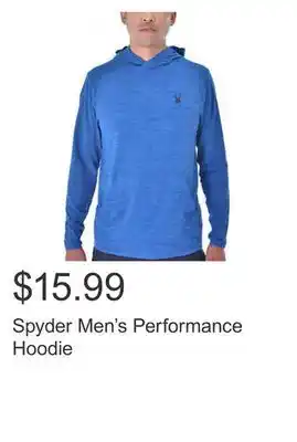 Costco Spyder men's performance hoodie offer