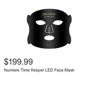 Costco Numiere time keeper led face mask offer