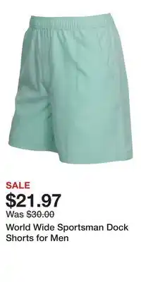 Cabela's World wide sportsman dock shorts for men offer